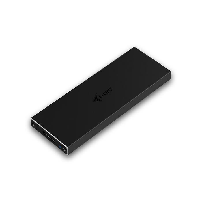 i-tec MYSAFE M.2, externí box na M.2 (SATA) SSD, USB 3.0, černý