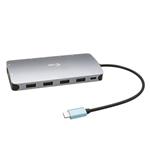 i-tec USB-C dokovací stanice, 2x DP/ HDMI, 2x USB 3.0, 2x USB 2.0, TB3, LAN, PD 100W