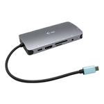 i-tec USB-C dokovací stanice, HDMI/ VGA, 3x USB 3.0, TB3, LAN, PD 100W