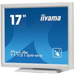 iiyama T1731SR-W5, Dotykový monitor 17" LED, 5wire, 5ms, 200cd/m2, USB, VGA/HDMI/DP, matný, bílý