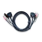 ATEN int.kabel pro KVM USB, DVI, audio,  1,8m pro CS1768