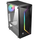 MSI Vampiric 100R, mid tower skříň, 1x USB 3.1, 2x USB 2.0, průhled, aRGB, černá