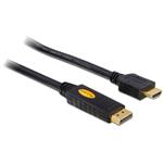 Delock kabel DisplayPort samec na HDMI samec, délka 5m