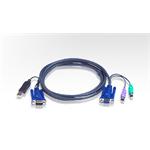 ATEN integrovaný kabel 2L-5506UP pro KVM USB 6m pro CS9138