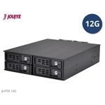 Jou Jye Backplane pro 4x 2.5"HDD do 5.25",  miniSAS HD [SFF-8643], black