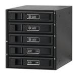 Jou Jye Backplane pro 5x 3.5" SATA/SAS 12G HDD do 3x 5,25" black (anti-vibration)