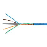 Kabel U/UTP Cat.6 4x2xAWG24 300 MHz, LS0H modrý, 305 m