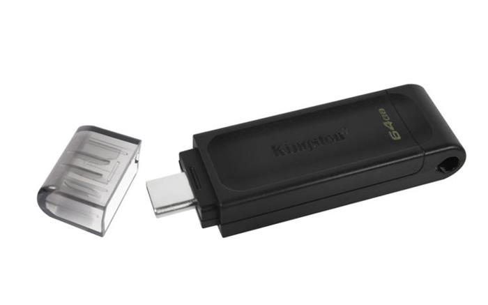 Kingston DataTraveler 70 - 64GB flash disk, USB-C (USB 3.0)