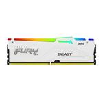 Kingston FURY Beast 16GB DDR5 6400MHz CL32 RGB DIMM White