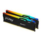 Kingston FURY Beast 2x16GB DDR5 6400MHz CL32 RGB DIMM Black