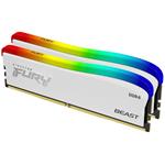 Kingston FURY Beast RGB 2x16GB DDR4 3200MHz CL16 DIMM, bílá