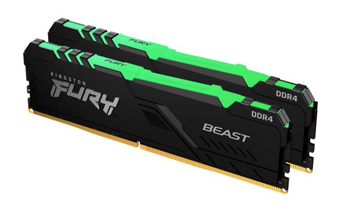 Kingston FURY Beast RGB 2x16GB DDR4 3200MHz CL16 DIMM