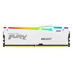 Kingston FURY Beast White RGB 16GB DDR5 6000MHz CL36 DIMM, EXPO
