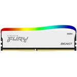 KingstonFURY Beast RGB 8GB DDR4 3200MHz CL16 DIMM, bílá