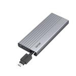 Lexar Box na SSD E10 M.2 NVMe/SATA, USB 3.2 až 10Gbps, s vestavěným kabelem