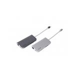 LMP USB-C mini dock s power delivery, stříbrný