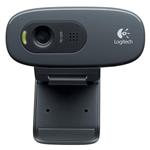 Logitech C270, webkamera, 1280x720, USB, šedá