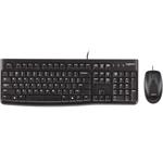 Logitech Desktop MK120, drátový set, USB, US