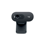 Logitech HD Webcam C505, webkamera, 720p, 60°, mikrofon, USB, černá