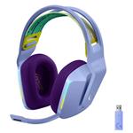 Logitech herní headset G733 Lightspeed, bezdrátový RGB, USB, fialový