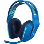 Logitech herní headset G733 Lightspeed, bezdrátový RGB, USB, modrý