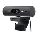 Logitech webkamera BRIO 500, Full HD, 4x zoom,RightLight 4 s HDR, grafitová,USB-C