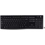 Logitech Wireless Keyboard K270, bezdrátová klávesnice, unifying, US