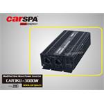 Měnič napětí Carspa CAR3KU-12 12V/230V+USB 3000W, modifikovaná sinus