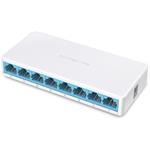 Mercusys MS108, 8-port 10/100M mini Desktop Switch, 8 10/100M RJ45 ports, Plastic case