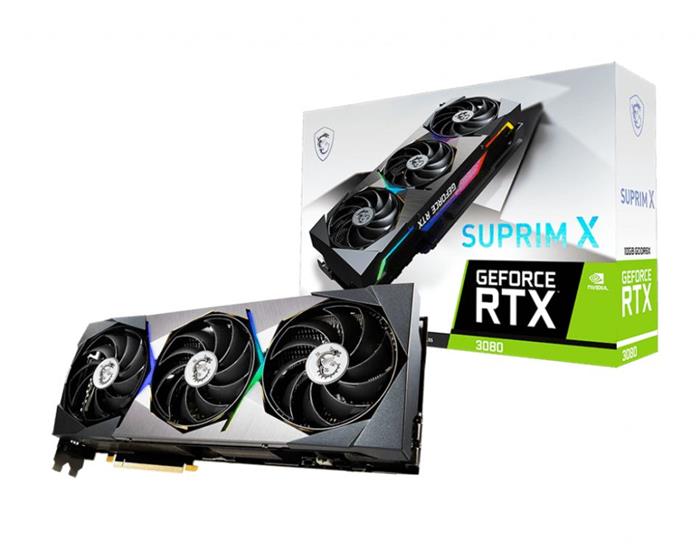 MSI GeForce RTX 3080 SUPRIM X 10G LHR