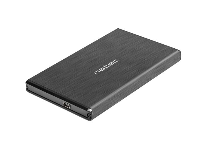 Natec Rhino, externí box pro 2.5" HDD, USB 2.0 , černý