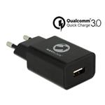 Navilock Napájecí zdroj 1 x USB typ A s Qualcomm® Quick Charge™ 3.0 černý