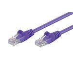 Patch kabel UTP RJ45-RJ45 level 5e 0.5m fialová