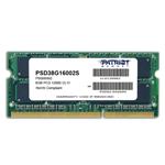 Patriot 8GB DDR3 1600MHz, CL11, SO-DIMM
