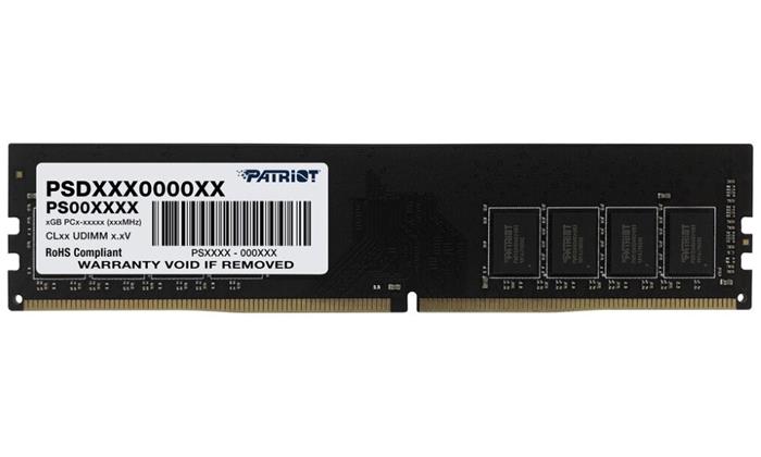 Patriot Signature 16GB DDR4 2666MHz CL19 DIMM, 1.2V
