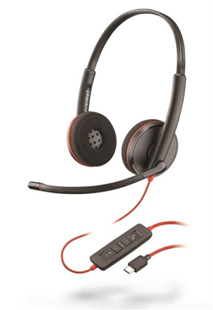 Plantronics Blackwire C3220, Duo, USB-C