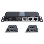 PremiumCord HDMI 1.4 splitter 1:2 + extender po CAT6/6a/7