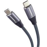 PremiumCord Kabel USB 3.2 Gen 1 USB-C male - USB-C male, bavlněný oplet, 0,5m