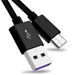 PremiumCord USB 2.0 kabel A -> C, rychlonabíjení až 5A, 1m, černý