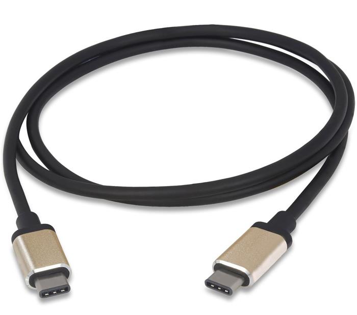 PremiumCord USB 3.0 propojovací kabel USB-C -> USB-C, 2A, 5Gbps, 1m, hliníkové konektory
