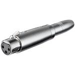 PremiumCord XLR mikrofonní redukce, XLR female - Jack 6,3mm mono female