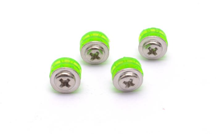 PRIMECOOLER PC-RSH1G (HDD Rubber Fan Screws, green (4pcs))