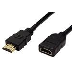 Prodlužovací HDMI 1.4 kabel, 1m, černý