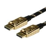 Roline Gold DisplayPort 1.1 kabel, DP(M) -> DP(M), 1m