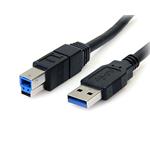 Roline USB 3.0 kabel A-B, 3m, černý