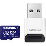 Samsung 512GB microSDXC karta 180R/130W + USB čtečka