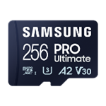Samsung PRO Ultimate 256GB microSDXC karta, UHS-I U3 A2 + USB čtečka