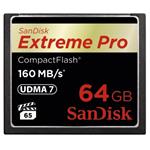 SanDisk Extreme Pro 64GB, CompactFlash karta, 160MB/s, VPG65, UDMA7