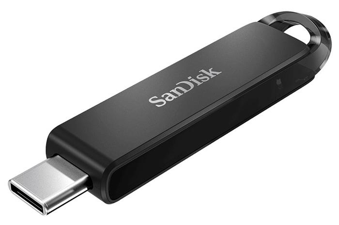 SanDisk Ultra USB-C 256GB, flash disk, USB 3.0 Typ-C, černý