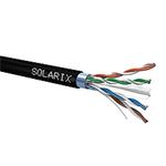 Solarix kabel FTP CAT6 drát, 500m/cívka, PE,  SXKD-6-FTP-PE